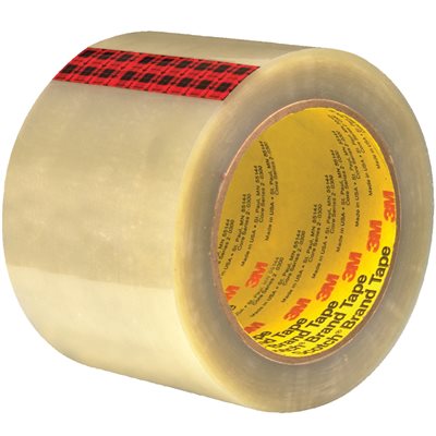 3" x 55 yds. Clear (6 Pack) 3M 351 Carton Sealing Tape