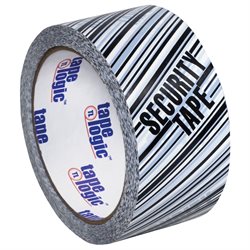 3" x 110 yds. "Security Tape" Print (6 Pack) Tape Logic® Security Tape