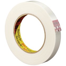1" x 60 yds. (12 Pack) 3M 897 Strapping Tape