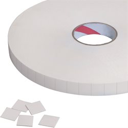 3/4 x 3/4" Tape Logic® 1/16" Double Sided Foam Squares