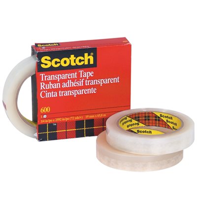 1/2" x 72 yds. (12 Pack) Scotch® 600 MultiTask Tape