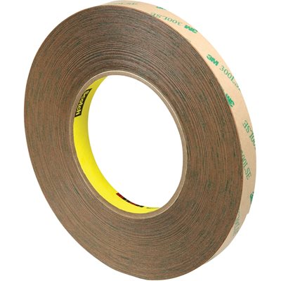 1/2" x 60 yds. (3 Pack) 3M 9472LE Adhesive Transfer Tape Hand Rolls