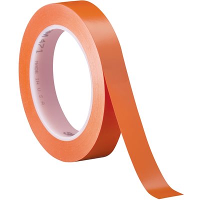 3/4" x 36 yds. Orange (3 Pack) 3M 471 Vinyl Tape