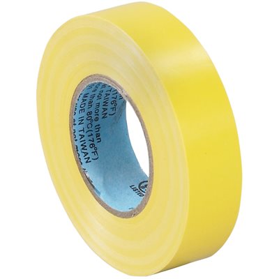 3/4" x 20 yds. Yellow (10 Pack) Electrical Tape