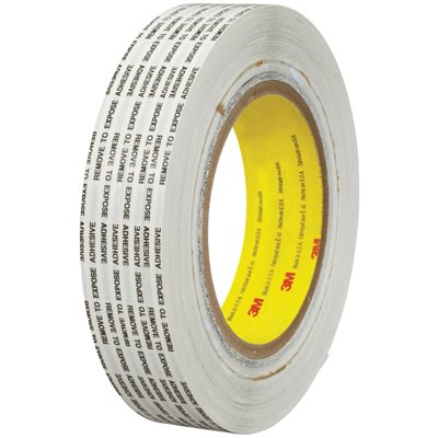 1" x 1000 yds. (1 Pack) 3M 466XL Adhesive Transfer Tape Hand Rolls