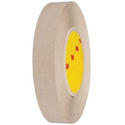 1" x 60 yds. 3M 9627 Adhesive Transfer Tape Hand Rolls