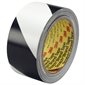 2" x 36 yds. (2 Pack) Black/White 3M 5700 Striped Vinyl Tape