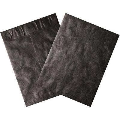 9 x 12" Black Tyvek® Envelopes