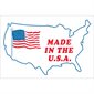 3 x 4" - "Made in the U.S.A." Labels